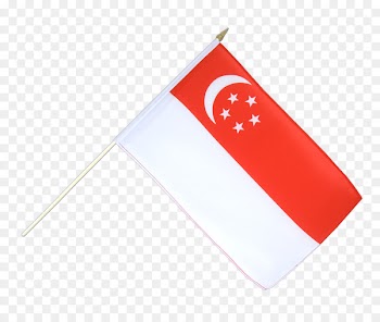 Flag of Singapore Flag of Singapore Fahne National flag - SINGAPORE 