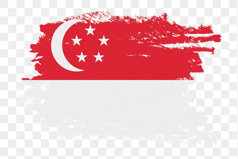 Flag of Singapore png sticker, | Free PNG - rawpixel