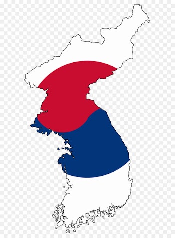 Flag of South Korea Korean Empire Map - korean 