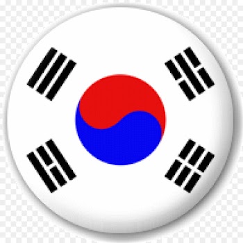 Flag of South Korea Korean War Division of Korea - broken glass png 