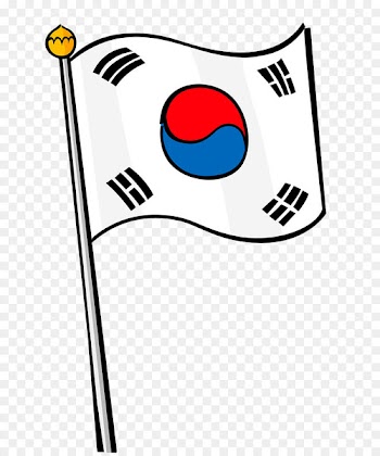 Flag of South Korea Stock photography - Hand painted Korean flag 