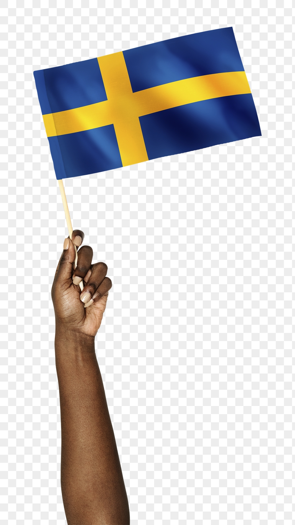 Flag of Sweden png in black | Free PNG - rawpixel