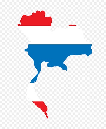 Flag of Thailand Euclidean vector Illustration - Vector Map 