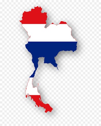Flag of Thailand Map - flag of thailand 