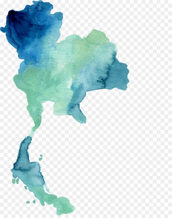 Flag of Thailand Map - thailand 