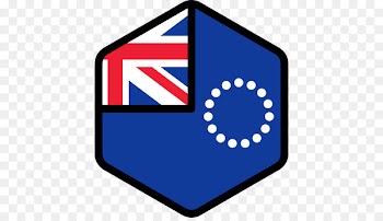 Flag of the Cook Islands New Zealand National flag Aitutaki - stopwatch badge 