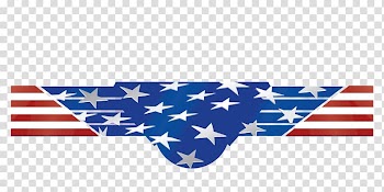 Flag of the United States Banner Blue, stars and stripes flag transparent background PNG clipart