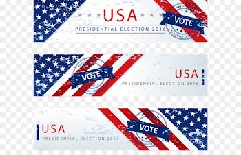 Flag of the United States Banner Independence Day - Vector American flag banner 