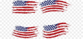 Flag of the United States Clip art - Banner creative damaged 
