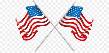 Flag of the United States Clip art - USA Crossed Flags PNG Clip Art Image 
