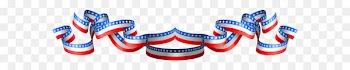 Flag of the United States Clip art - USA Flag Band Decoration PNG Clipart 