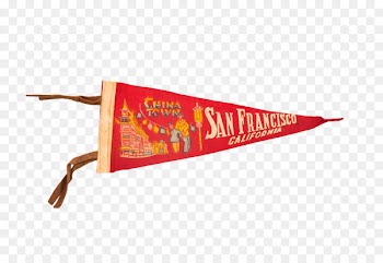 Flag of the United States Fisherman's Wharf Pennant Pennon - pennants 