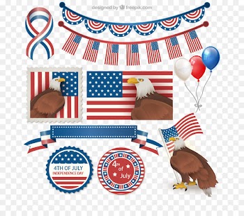 Flag of the United States Independence Day - US Independence Day element vector material, 