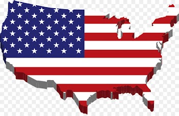 Flag of the United States Map Clip art - USA 
