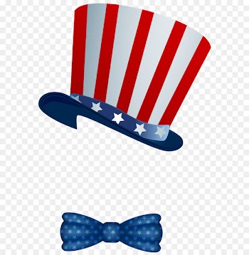 Flag of the United States T-shirt Hat Clip art - American Hat and Bowtie PNG Clip Art Image 