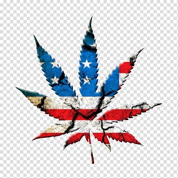 Flag of U.S.A, United States Medical cannabis Legality of cannabis Legalization, cannabis transparent background PNG clipart