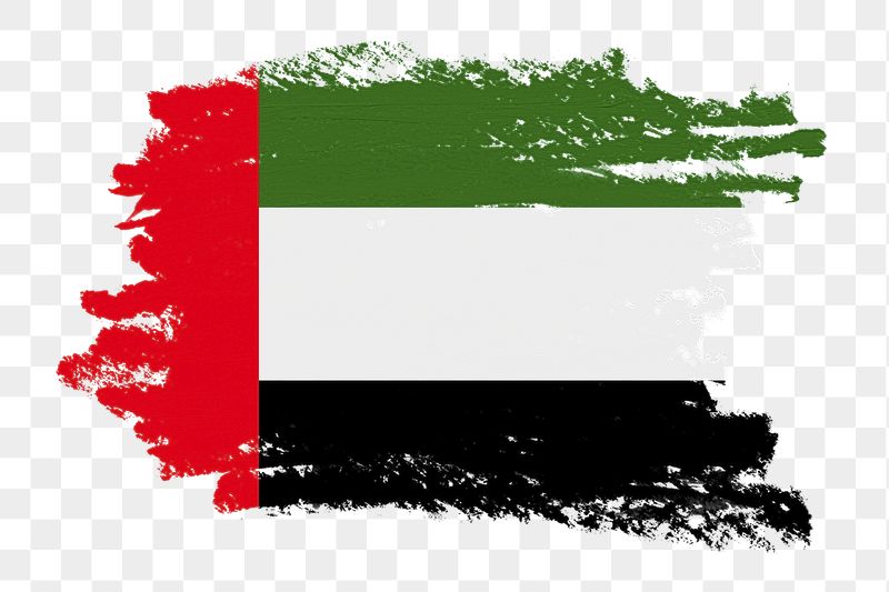 Flag of UAE png sticker, | Free PNG - rawpixel