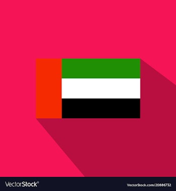 Flag of united arab emirates united arab emirates vector image
