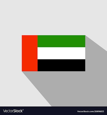Flag of united arab emirates united arab emirates vector image