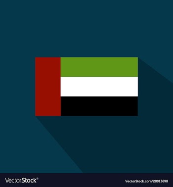 Flag of united arab emirates united arab emirates vector image