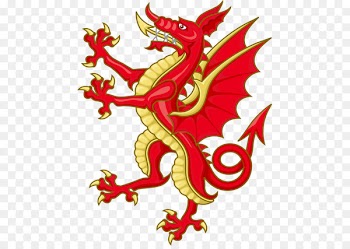 Flag of Wales Wars of the Roses Welsh Dragon House of Tudor - dragon 