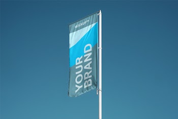 Flag PSD Mockup mockup t brand 