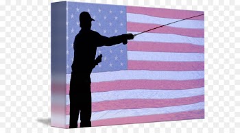 Flag Sky plc - fisherman silhouette 