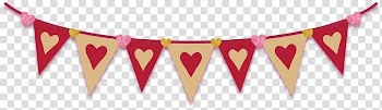Flag u5f14u65d7, Pull color flag,Love transparent background PNG clipart