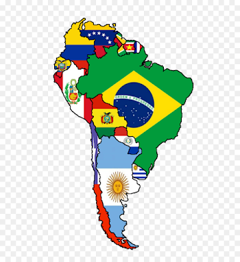 Flags of South America United States Latin America Map - Flags Of ...