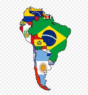 Flags of South America United States Latin America Map - Flags Of South America 