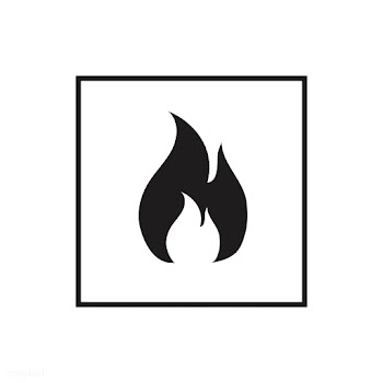 Flame attention caution | Free stock vector - 396107
