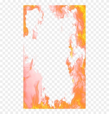 Flame Border Png Download - Fire Photo Frame Png