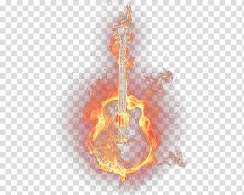 Flame Circle Computer , Fire guitar transparent background PNG clipart