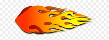 Flame Clip Art Free Clipart Images - Rocket Flames Clipart