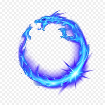 Flame Fire Combustion - Blue Dragon 