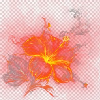 Flame , Flame Flower Golden Surround Effect transparent background PNG clipart