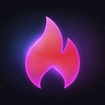 Flame icon, neon glow design | Free Icons - rawpixel