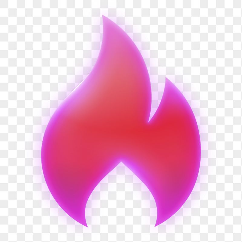 Flame icon png sticker, neon | Free Icons - rawpixel