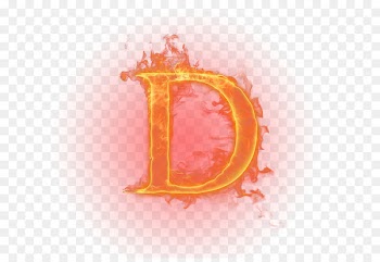 Flame Light Fire Letter English alphabet - Flame letter 