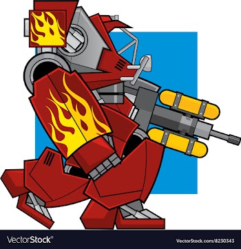 Flame Thrower Machine vector image