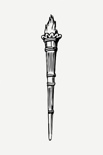 Flame torch clipart illustration psd. | Free PSD - rawpixel