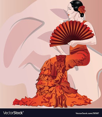 Flamenco vector image