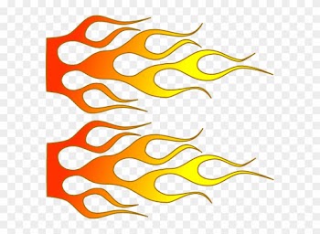 Flames Clipart Racing - Hot Rod Flames Clip Art