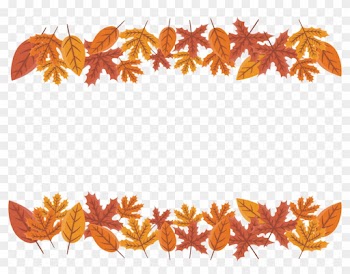 Flaming Maple Leaf Border - Maple Leaf Border Png