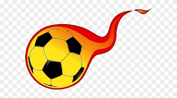 Flaming Soccer Ball Clip Art - Flaming Soccer Ball Png