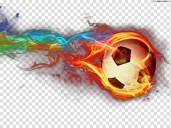 Flaming soccer ball illustration, Flame Light Fire , Flames Football transparent background PNG clipart