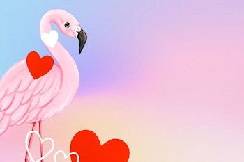 Flamingo background, gradient colorful design | Free Photo Illustration - rawpixel
