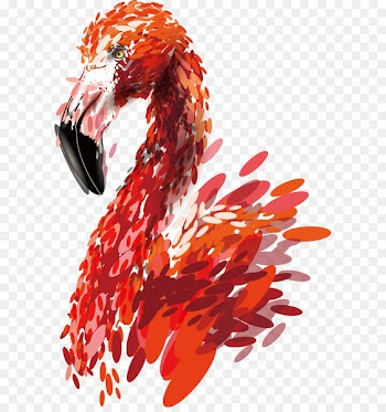 Flamingo Bird Color - Color stitching Flamingos 