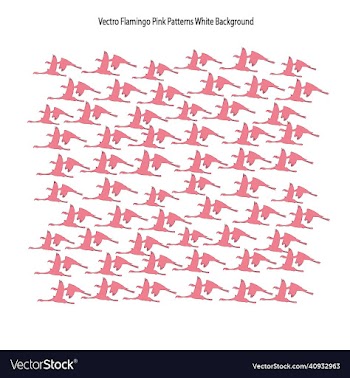 flamingo pattern silhouettes