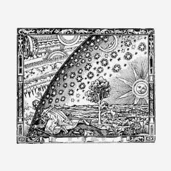 Flammarion, universe hand drawn illustration. | Free Photo - rawpixel
